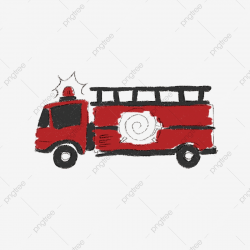 Fire Truck Fire Truck Red Black Illustration Fire Truck ...