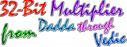 32-Bit Multiplier from Dadda through Vedic | VLSI & Embedded Projects