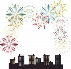 Fireworks Graphic design - Carnival night fireworks 2497*2441 ...