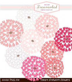 INSTANT Download flowers clip art , pink , Digital clip art ...