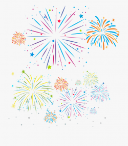 Clip Art Drawn Fireworks - Fireworks Illustration #125119 ...
