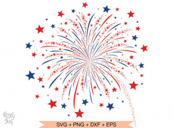 Fireworks SVG, Fireworks clipart, Independence day svg, Fireworks Cut File,  4th of July svg, Fireworks PNG, Fireworks svg files for cricut
