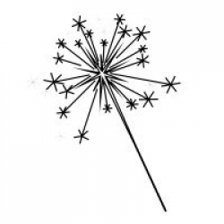 Sparkler colouring page with word underneath | Craft ...