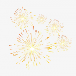 Golden Simple Fireworks Decorative Patterns PNG, Clipart ...