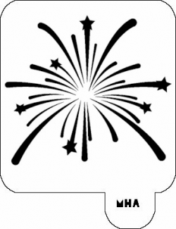 Firework Clipart Black And White | Free download best ...