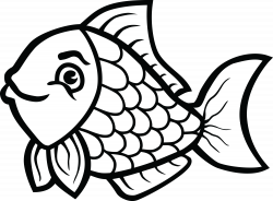 28+ Collection of Fish Clipart Black And White Free | High quality ...