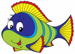 Colorful fish clip art - crazywidow.info