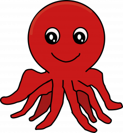 Red Cartoon Octopus by j4p4n | thing to do new | Pinterest | Cartoon