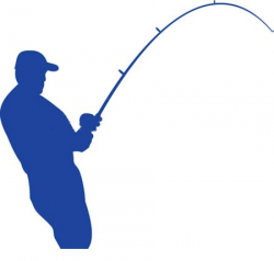 Bent Fishing Rod Clipart
