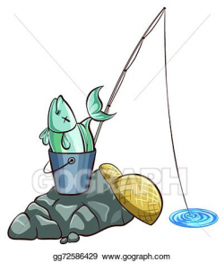 EPS Illustration - Fishing. Vector Clipart gg72586429 - GoGraph