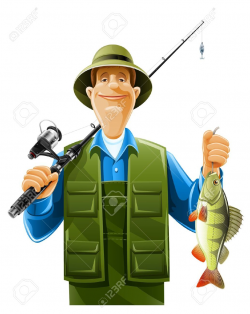 fisher: fisherman with rod | Clipart Panda - Free Clipart Images