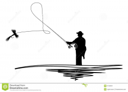 Fisherman Silhouette Clipart - Clipart Kid | fly fishing ...