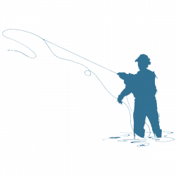 Fly Fisherman Silhouette at GetDrawings.com | Free for personal use ...