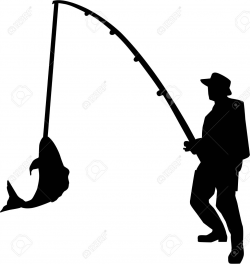 Fisherman Clipart Black And White | Free download best ...
