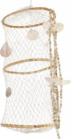 Fishing net Fisherman Clip art - Shell Decorative fishing net 2183 ...