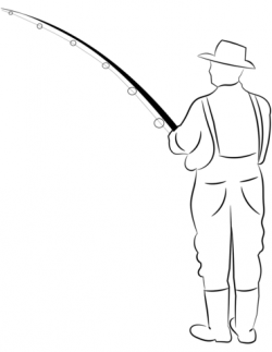 Fisherman coloring page | Free Printable Coloring Pages