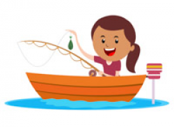 Woman Fishing Clipart | Free download best Woman Fishing ...