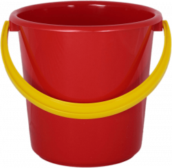 Red Plastic Bucket png - Free PNG Images | TOPpng