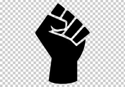 Raised Fist Black Power Black Panther Party Symbol PNG ...
