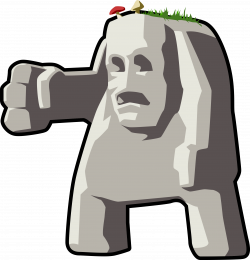 Clipart - stone giant