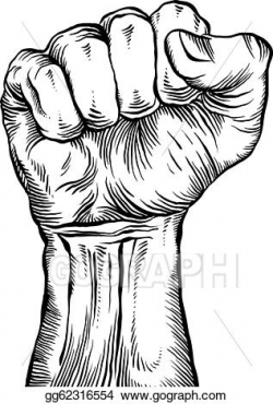 Vector Stock - A clenched fist. Stock Clip Art gg62316554 ...