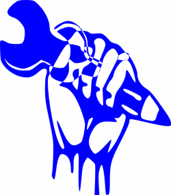 Blue Fist Clip Art at Clker.com - vector clip art online, royalty ...