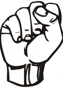 Public Domain Clip Art Image | Sign language S, fist | ID ...