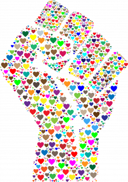 Colorful Fist Of Love 2 Icons PNG - Free PNG and Icons Downloads