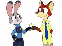 Nick and Judy - Fist Bump by RubenGR98 -- Fur Affinity [dot] net