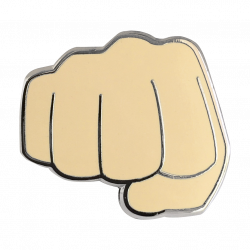 Fist Bump Emoji Pin – Emoji Pins