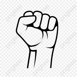 Transparent Hand Fist PNG Raised Fist Clipart download ...
