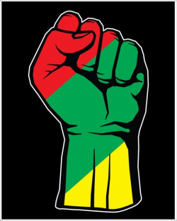 Black History Oppression Fist Poster