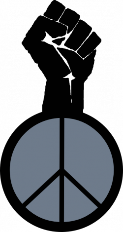 Raised fist Peace Clip art - Nuclear Power Symbol 555*1044 ...