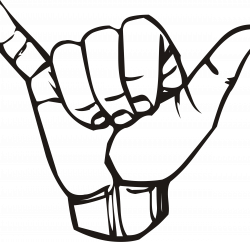Sign language Y, hang loose Icons PNG - Free PNG and Icons Downloads