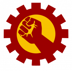 Gear and Fist Emblem by Party9999999 on DeviantArt