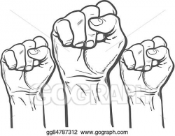 Vector Art - Fist as a symbol of good luck, strength and ...
