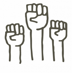 Campaign Support - Transparent Background Fists Png Free PNG ...