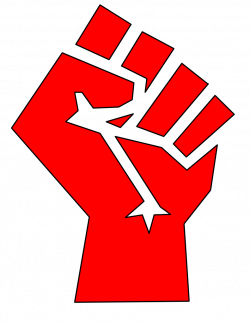 File:Red stylized fist.svg - Wikipedia