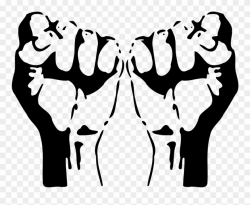 Two Fists Omfg Pawnch - Raised Fist Clipart (#535543 ...