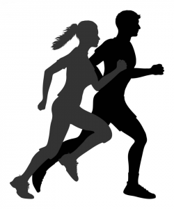 Fitness Silhouette Man And Woman at GetDrawings.com | Free for ...