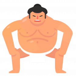 Sumo Wrestling Cartoon Clip art - Heavyweight sumo wrestler in Japan ...