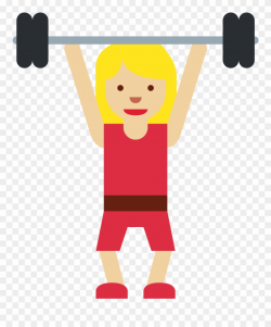 Weight Lifting Clipart 17, Buy Clip Art - Women Weight ...