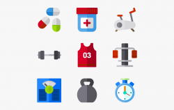 Gym Icons Free - Fitness Equipment Icon Png #759623 - Free ...