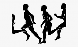 Fitness Clipart Runner - Physical Education Clip Art Black ...