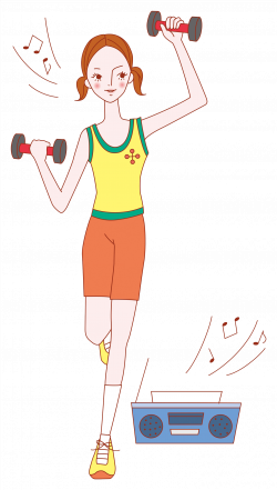 Dietary supplement Cartoon Clip art - Fitness girl 1417*2500 ...