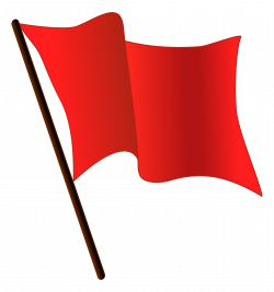 Red Flag Banner Clip Art | theveliger
