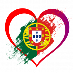 Vacation, Flag Heart Love Portugal Nation State Flag #vacation ...