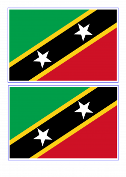 St Kitts And Nevis Flag - Download this free printable St Kitts And ...