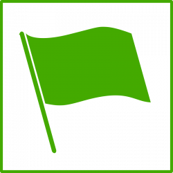 Green Flag Clipart