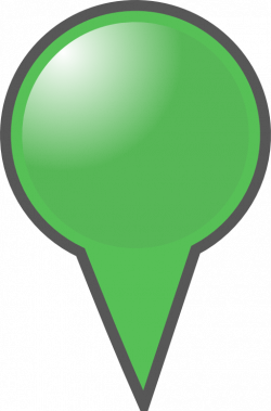 Green Map Marker Clipart | i2Clipart - Royalty Free Public Domain ...